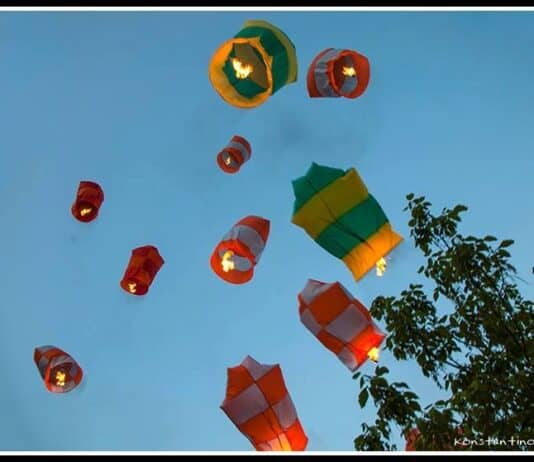 Αερόστατα στο Λεωνίδιο